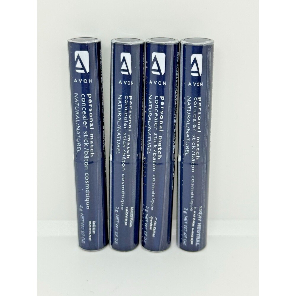 4 Avon‎ Personal Match Concealer Stick Light Neutral Medium Deep Golden New